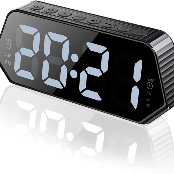 Bedding Digital Alarm Clock For Bedroom Digital Clock Large Display